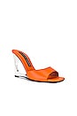 view 2 of 5 Lola Mule in Nappa Orange