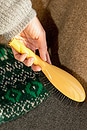 view 5 of 8 CEPILLO DE PELO in Saffron Yellow