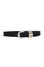 view 1 of 3 Emery Leather Belt in Black