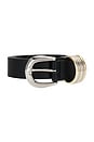 view 3 of 3 Emery Leather Belt in Black