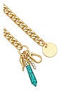 view 2 of 2 LA CORREA DE CADENA CHARM in Gold