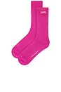 view 2 of 2 Rib Socks in Pink