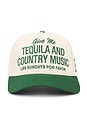 view 1 of 3 The Tequila & Country Music Cap in Bone & Green