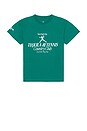view 1 of 4 The NYC Tequila & Tennis Tee in Green & White