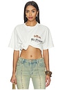 view 3 of 4 CAMISETA THE HELL OF A RIDE in Blanc White