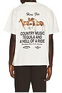 view 1 of 4 T-SHIRT THE HELL OF A RIDE in Blanc White