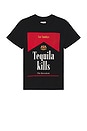 view 1 of 4 The Tequila Kills Tee in Black & Red