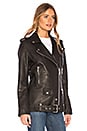 view 2 of 4 CHAQUETA EMI BOYFRIEND BIKER in Black