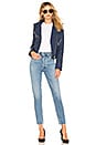 view 4 of 4 Kas Modern Biker Jacket in Mercury Blue