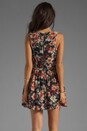view 4 of 6 Floral Tank Mini Dress in Navy & Blush