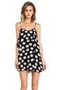 view 1 of 6 ROBE COURTE in Black Daisies
