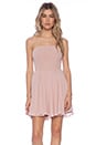 view 1 of 4 Strapless Dress in Blush