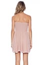 view 3 of 4 Strapless Dress in Blush