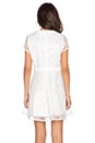 view 3 of 4 Sheer Panel Dress in White