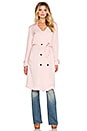 view 2 of 5 Soft Cupro Trench Coat in Pink