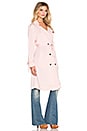 view 3 of 5 Soft Cupro Trench Coat in Pink