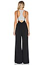 view 3 of 3 Wide-Leg Suspender Jumpsuit in Black