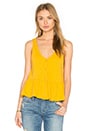 view 1 of 4 Button Front Tank in Mango