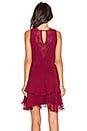 view 3 of 4 Martini Lace Mini Dress in Wine