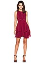 view 4 of 4 Martini Lace Mini Dress in Wine