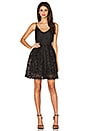 view 4 of 4 Laser Cut Dress in Black