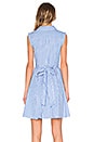 view 3 of 4 Button Up Dress in Pinstripe