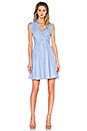 view 4 of 4 Button Up Dress in Pinstripe