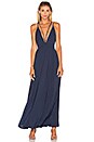 view 1 of 4 Celine Maxi Dress in Total Eclipse