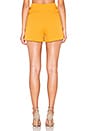 view 3 of 4 Diane Pleated Shorts in Mustard