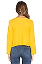 view 3 of 3 PULL CROPPED HI-LO in Mustard