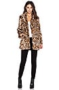 view 1 of 4 Cats Meow Faux Fur Coat in Leopard
