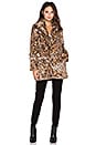 view 2 of 4 Cats Meow Faux Fur Coat in Leopard