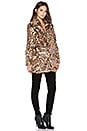 view 3 of 4 Cats Meow Faux Fur Coat in Leopard