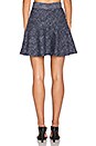 view 3 of 3 Vassar Flare Skirt in Blue
