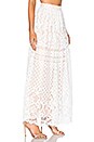 view 2 of 4 Lace Maxi Skirt in White
