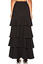 view 3 of 4 Liane Ruffled Skirt in Black