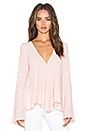view 1 of 3 Bell Sleeve Top in Blush