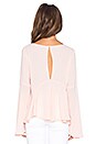view 3 of 3 Bell Sleeve Top in Blush