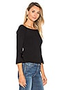 view 2 of 4 Day Trip Off the Shoulder Top in Black