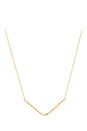 view 1 of 3 Vela Necklace in Gold & Clear