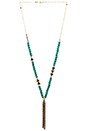view 1 of 3 Festival Necklace in Turquoise & Gold