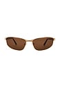 view 1 of 3 Narcisa Sunglasses in Coffee