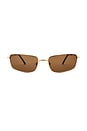 view 1 of 3 Yuki Sunglasses in Coffee