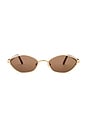 view 1 of 3 Farrah Sunglasses in Chestnut