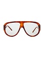 view 1 of 3 Bunny Sunglasses in Chestnut