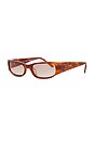 view 2 of 3 Vesper Sunglasses in Chestnut