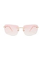 view 1 of 3 Portia Sunglasses in Strawberry