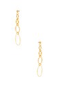 view 2 of 2 BOUCLES D'OREILLES CASCADING CIRCLES in Gold