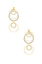 view 1 of 2 Circle Statement Earring in Gold