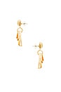 view 2 of 2 PENDIENTES in Gold